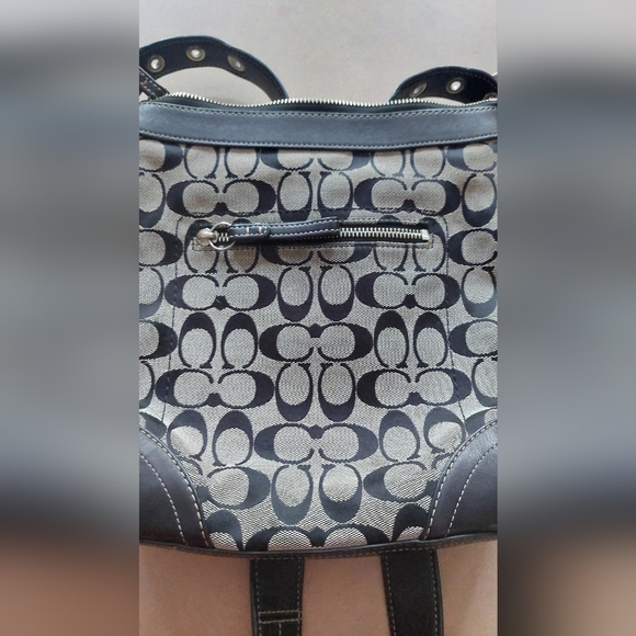 Coach signature style canvas and leather - Picture 2 of 8